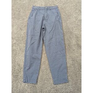 Vintage Banana Republic Chino Pants Womens Size 8 Straight Purple‎ Floral Casual